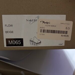 Naked Feet Beige Flow Wedges
